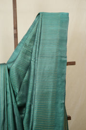 Green Tussar Silk Saree - SRGTSS1870