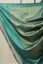 Green Tussar Silk Saree - SRGTSS1870