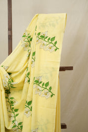 Yellow HBP Signature Cotton Saree - SRYSCS25