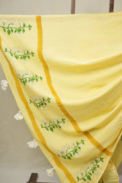 Yellow HBP Signature Cotton Saree - SRYSCS25