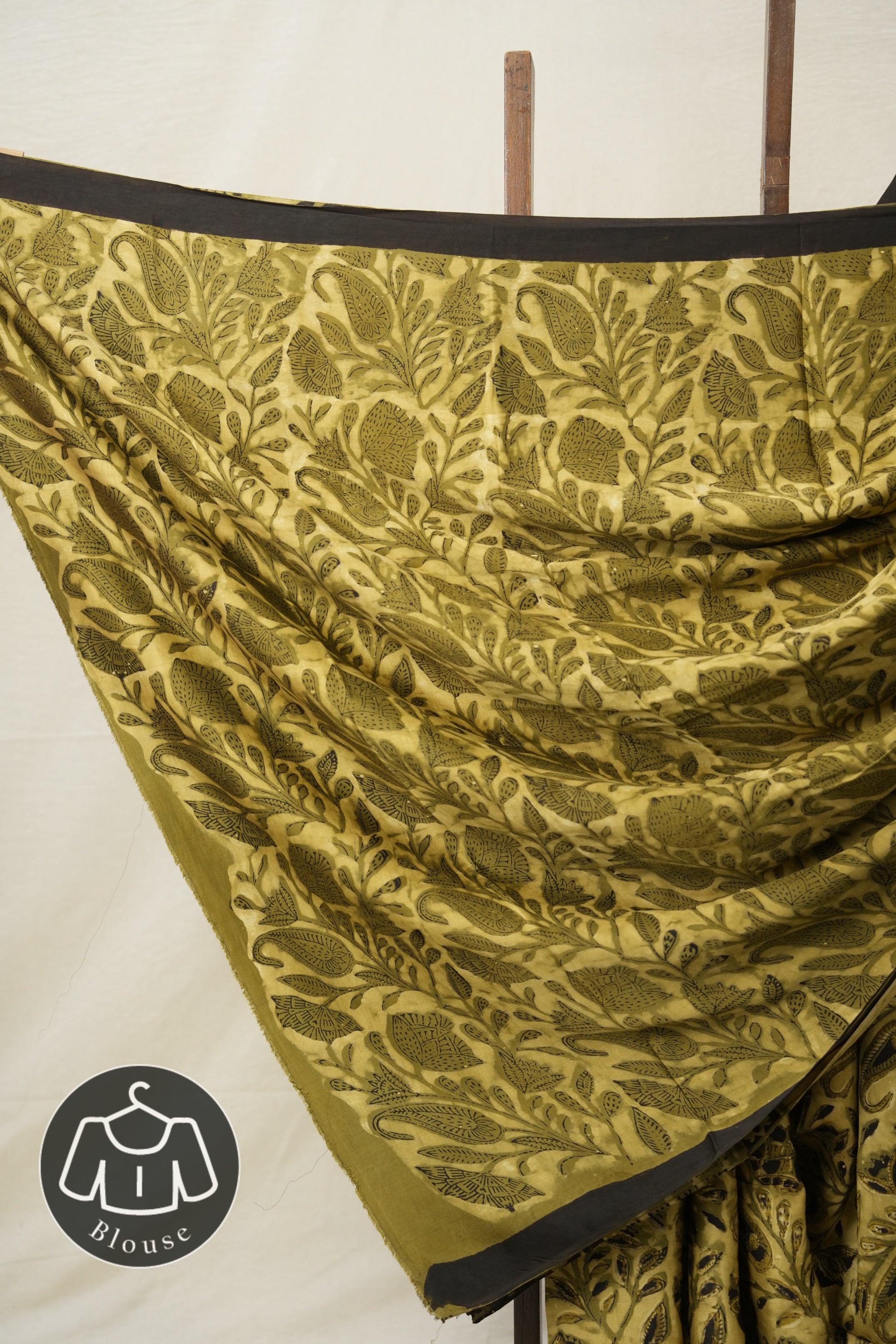 Green Black HBP Modal Silk Saree - SRGBMSS464
