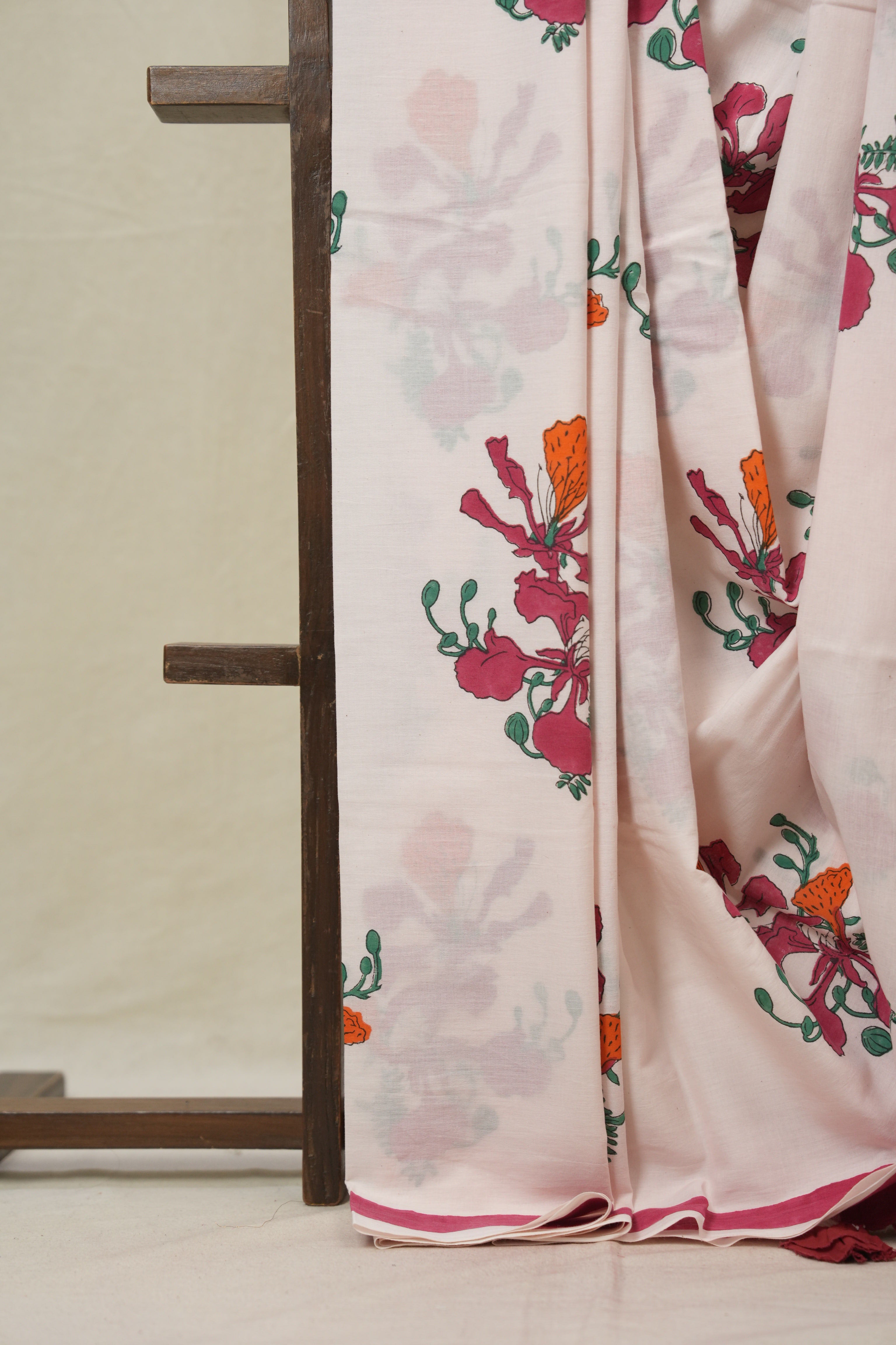 Light Pink HBP Signature Cotton Saree - SRLPSCS24