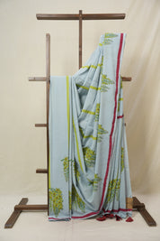 Pale Blue HBP Signature Cotton Saree - SRPBSCS23