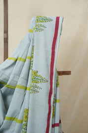 Pale Blue HBP Signature Cotton Saree - SRPBSCS23