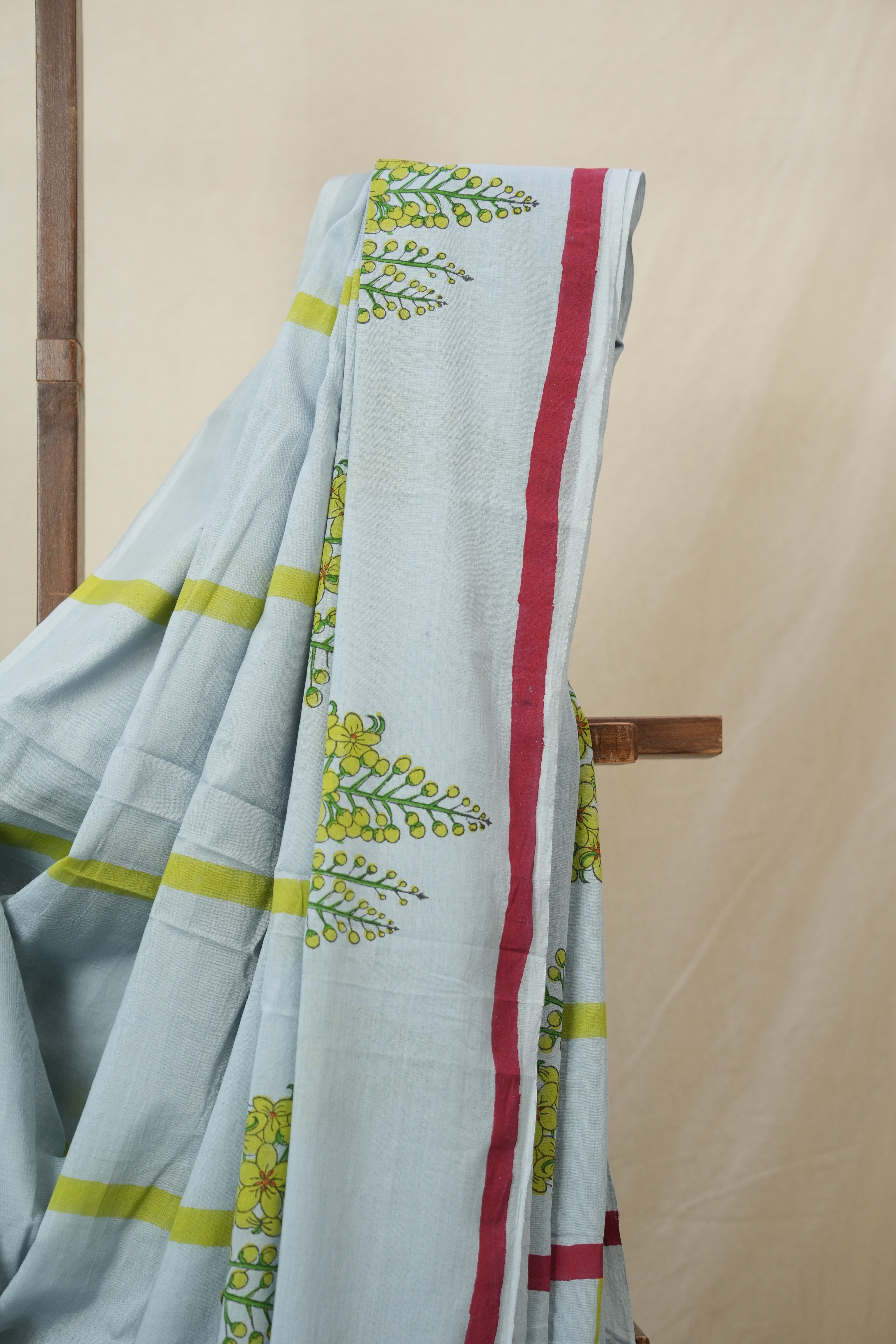Pale Blue HBP Signature Cotton Saree - SRPBSCS23