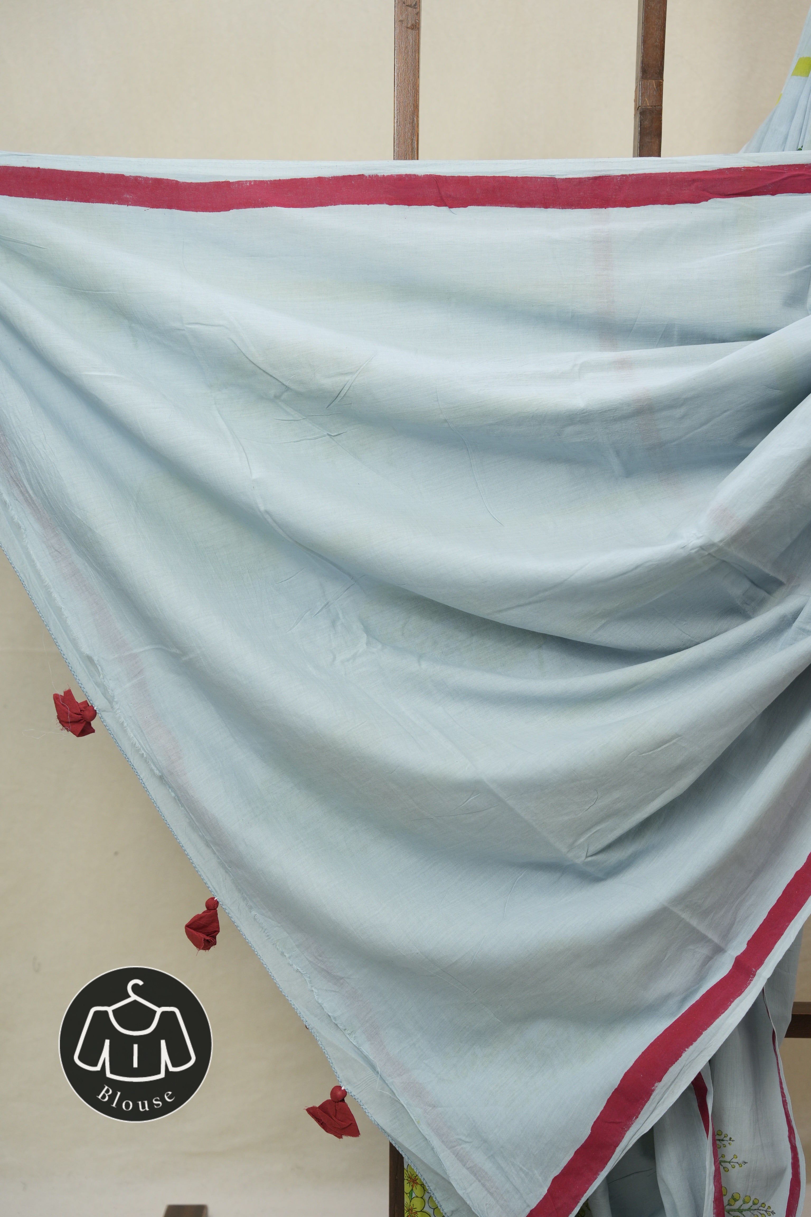 Pale Blue HBP Signature Cotton Saree - SRPBSCS23