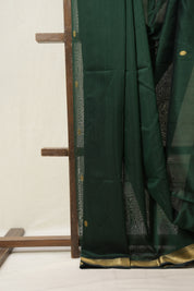Green Maheshwari Saree - SRGMS961