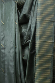 Green Tussar Silk Saree - SRGTSS1865