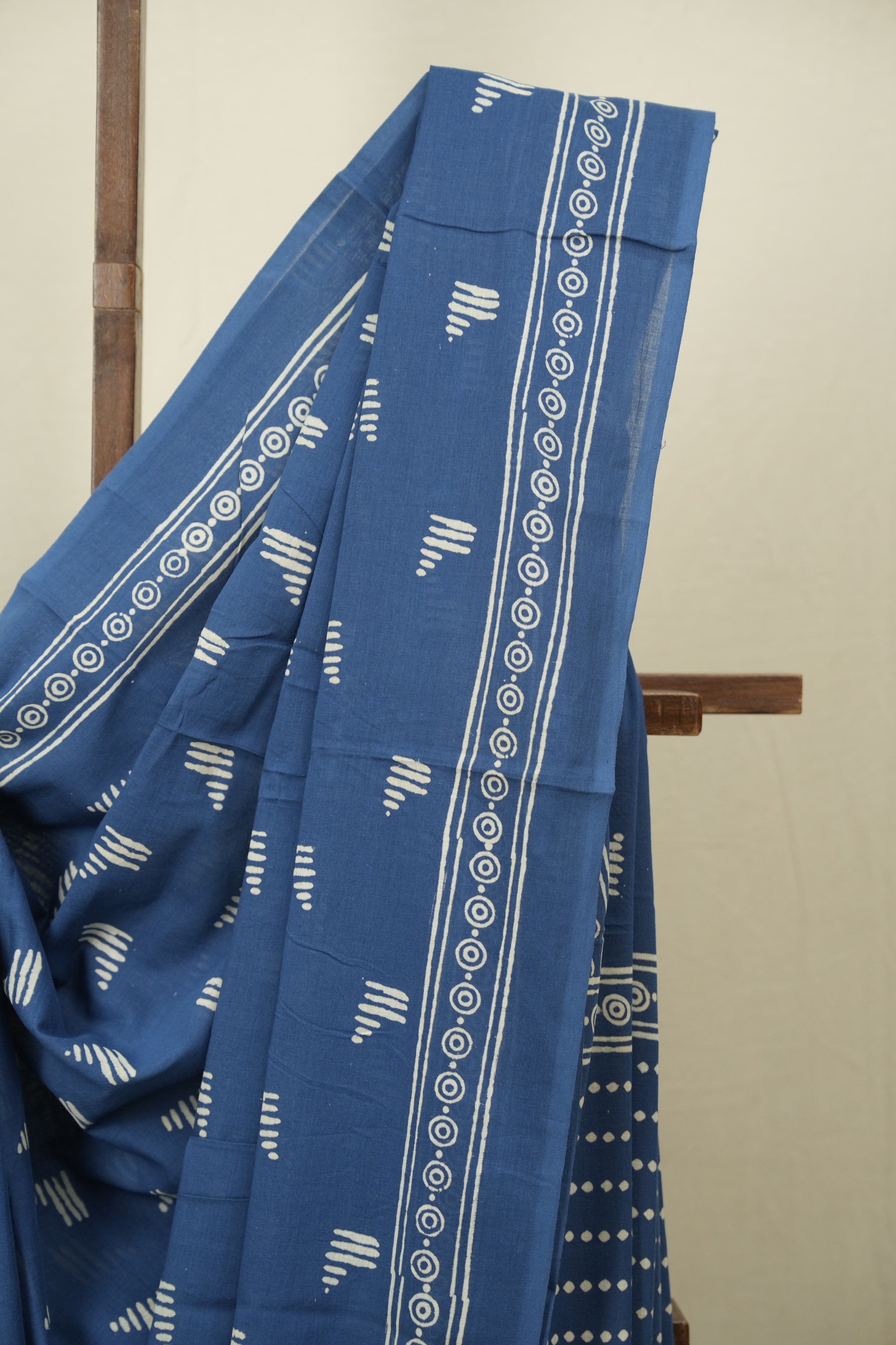 Blue HBP Cotton Saree - SRBCS3572