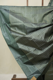 Green Tussar Silk Saree - SRGTSS1865