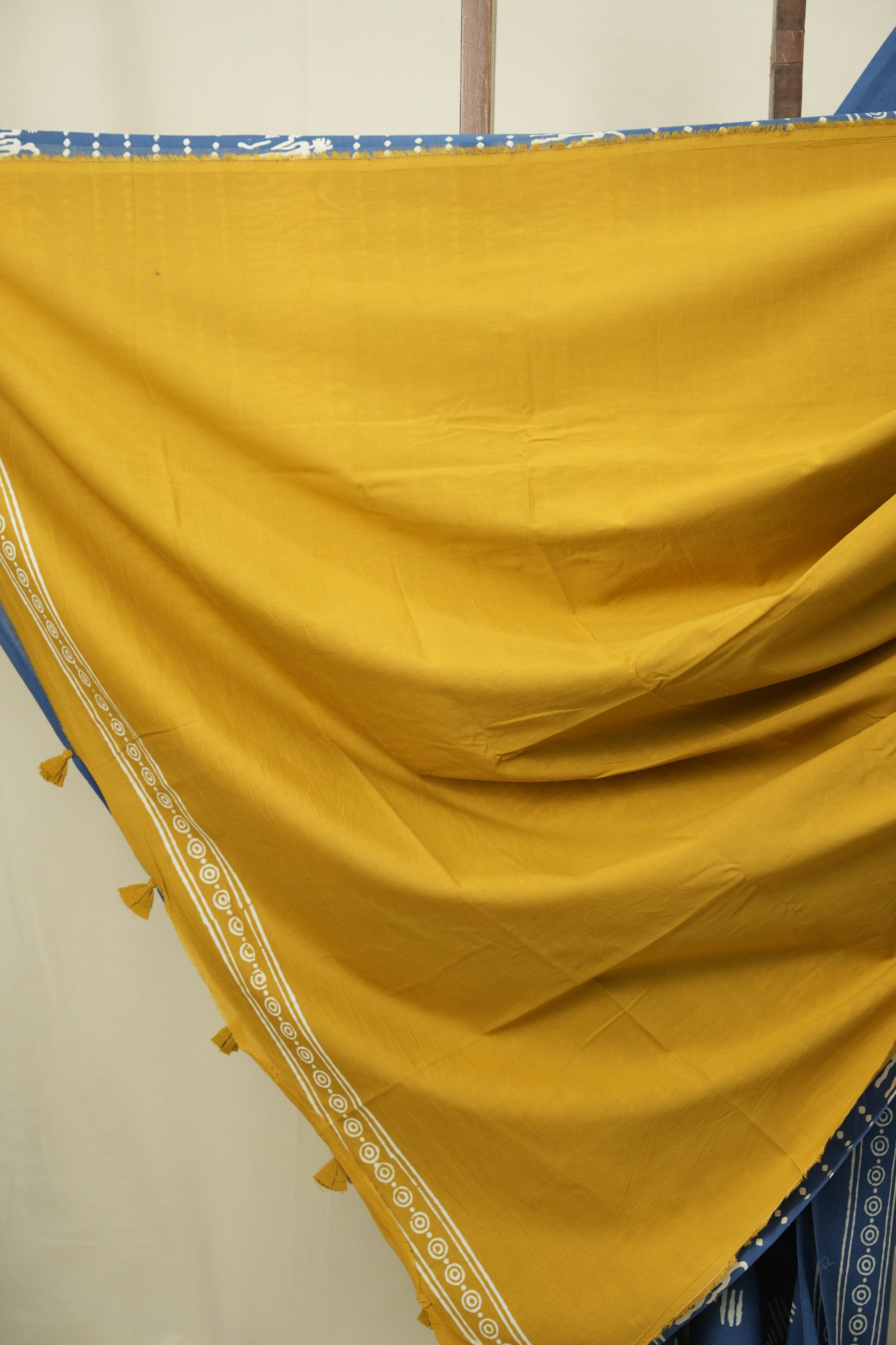 Blue HBP Cotton Saree - SRBCS3572