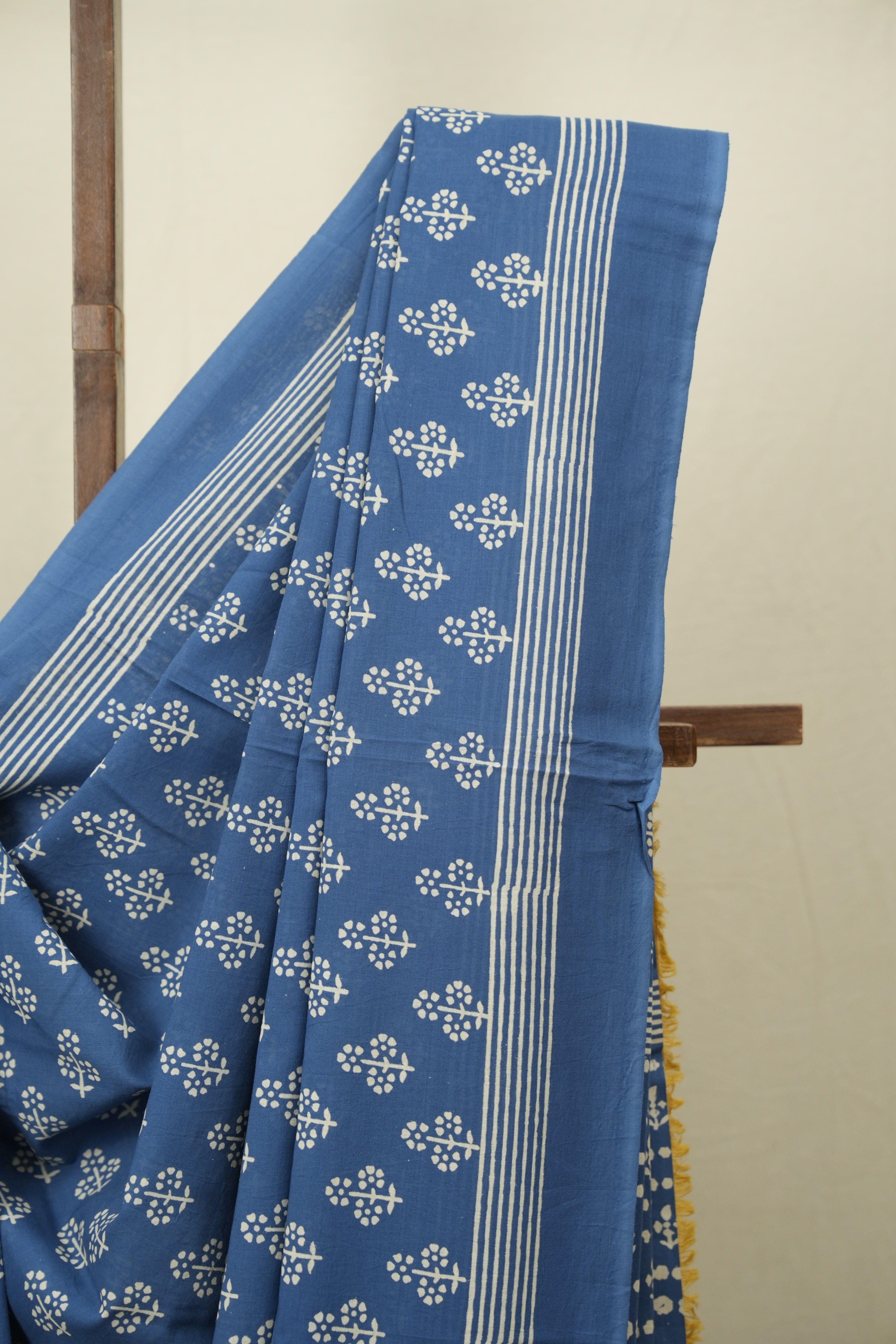 Blue HBP Cotton Saree - SRBCS3571