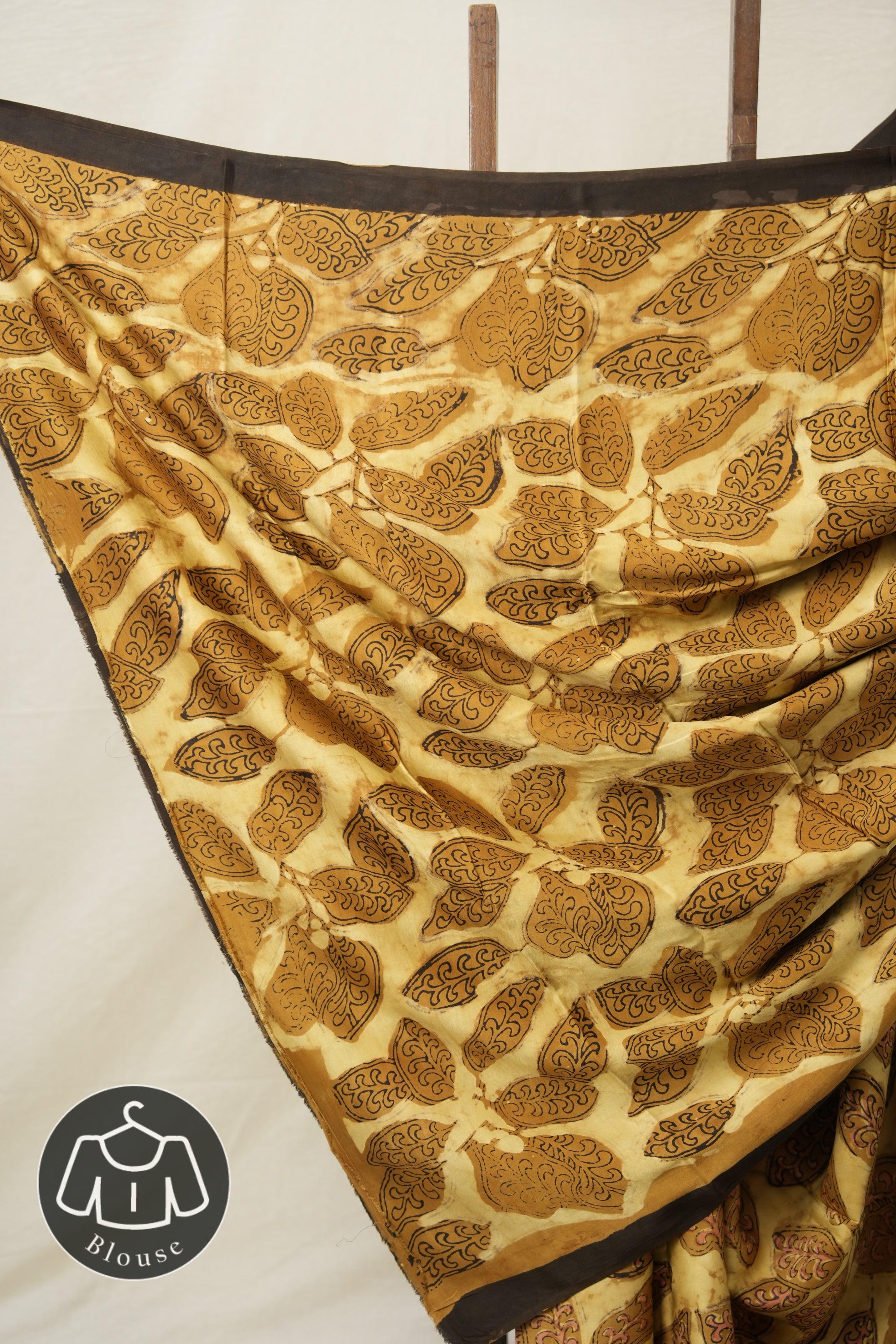 Musturd - Cream HBP Modal Silk Saree - SRMCMSS461