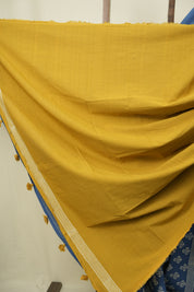 Blue HBP Cotton Saree - SRBCS3571