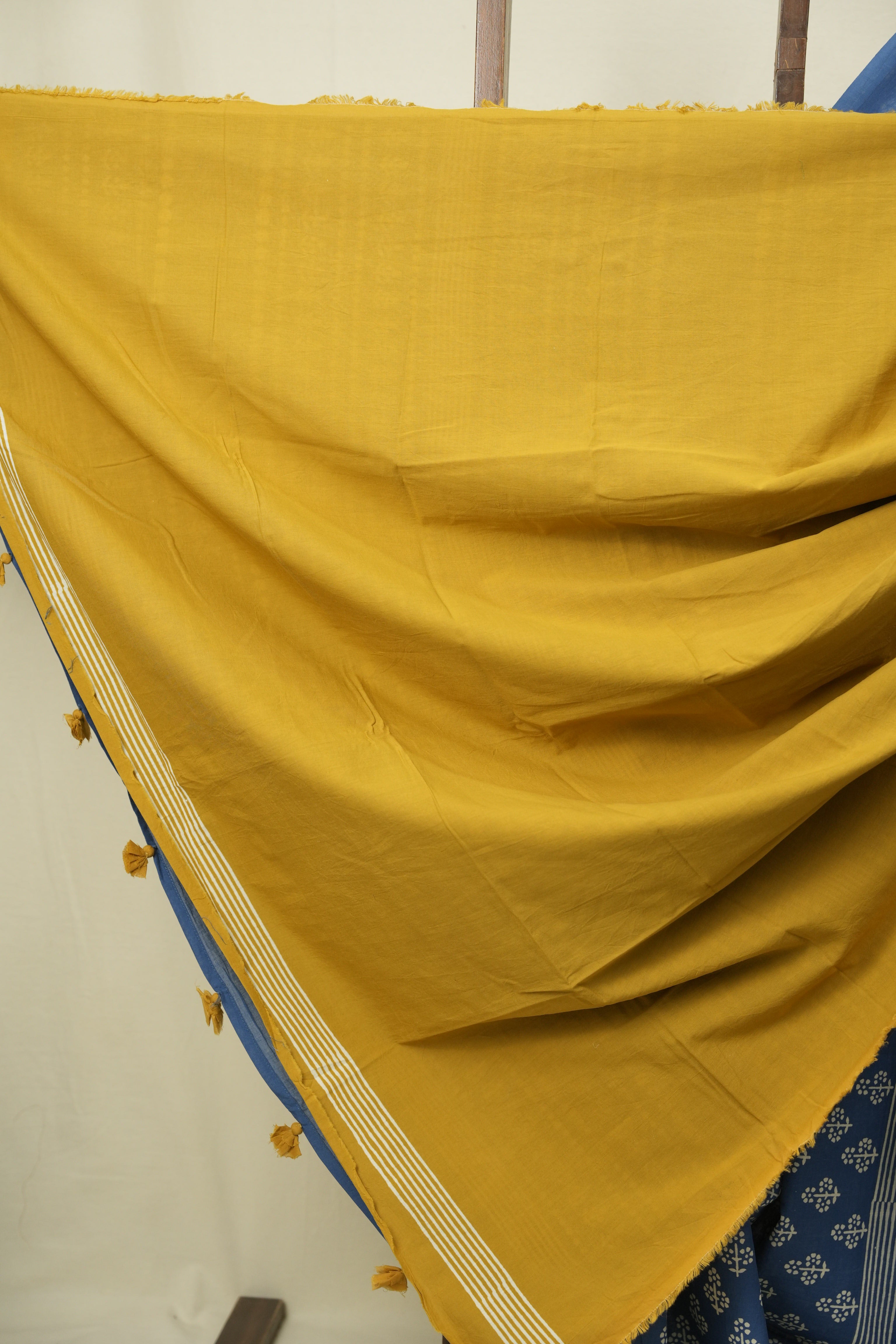 Blue HBP Cotton Saree - SRBCS3571