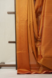 Golden Orange Maheshwari Saree - SRGOMS954