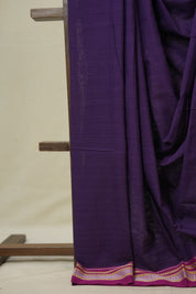 Purple Cotton IIkal Saree - SRPCIS891