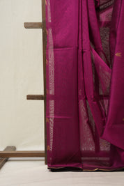 Magenta Maheshwari Saree - SRMMS957