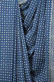 Blue HBP Cotton Saree - SRBCS3569