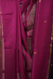 Magenta Maheshwari Saree - SRMMS957