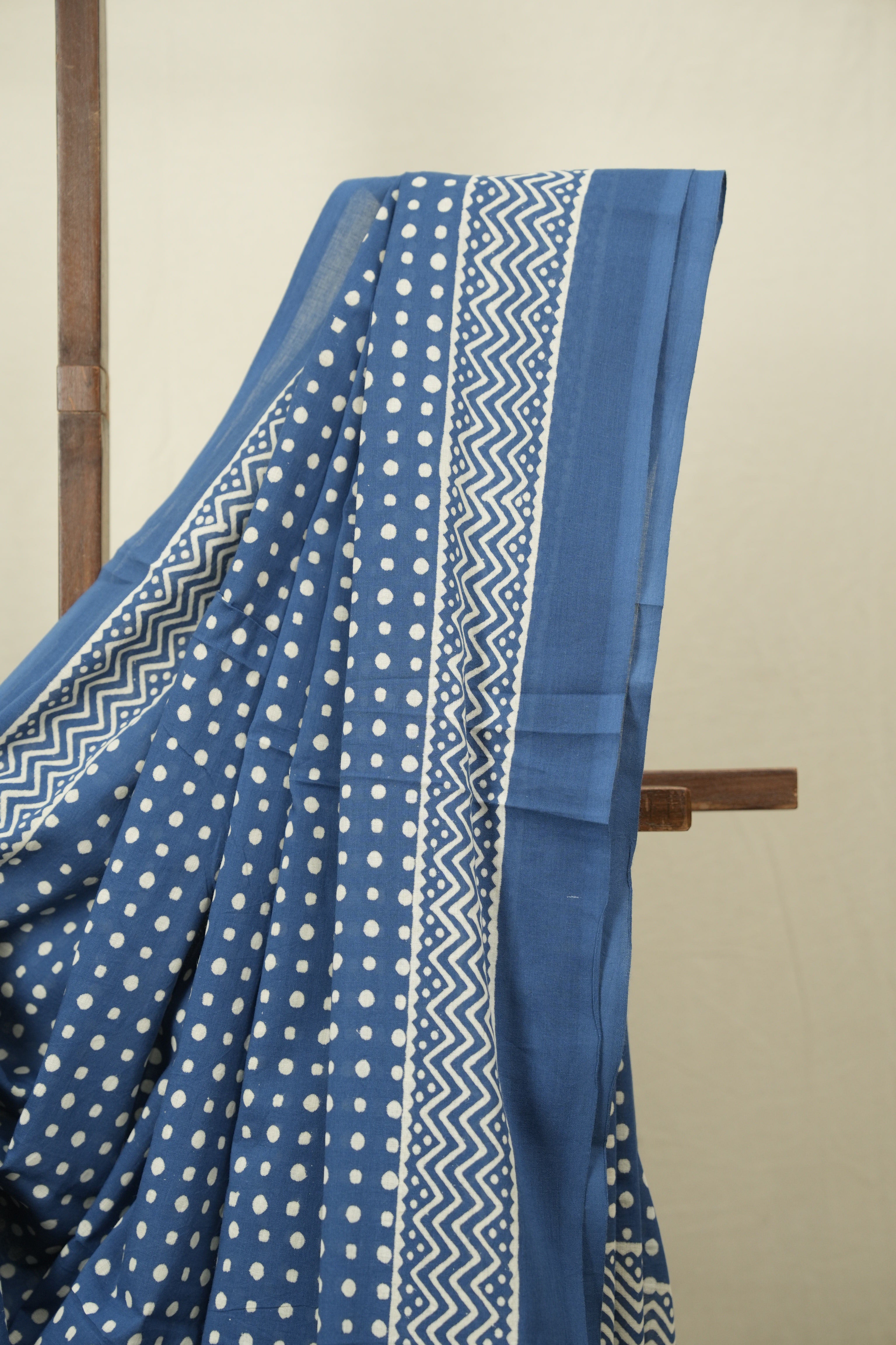Blue HBP Cotton Saree - SRBCS3569
