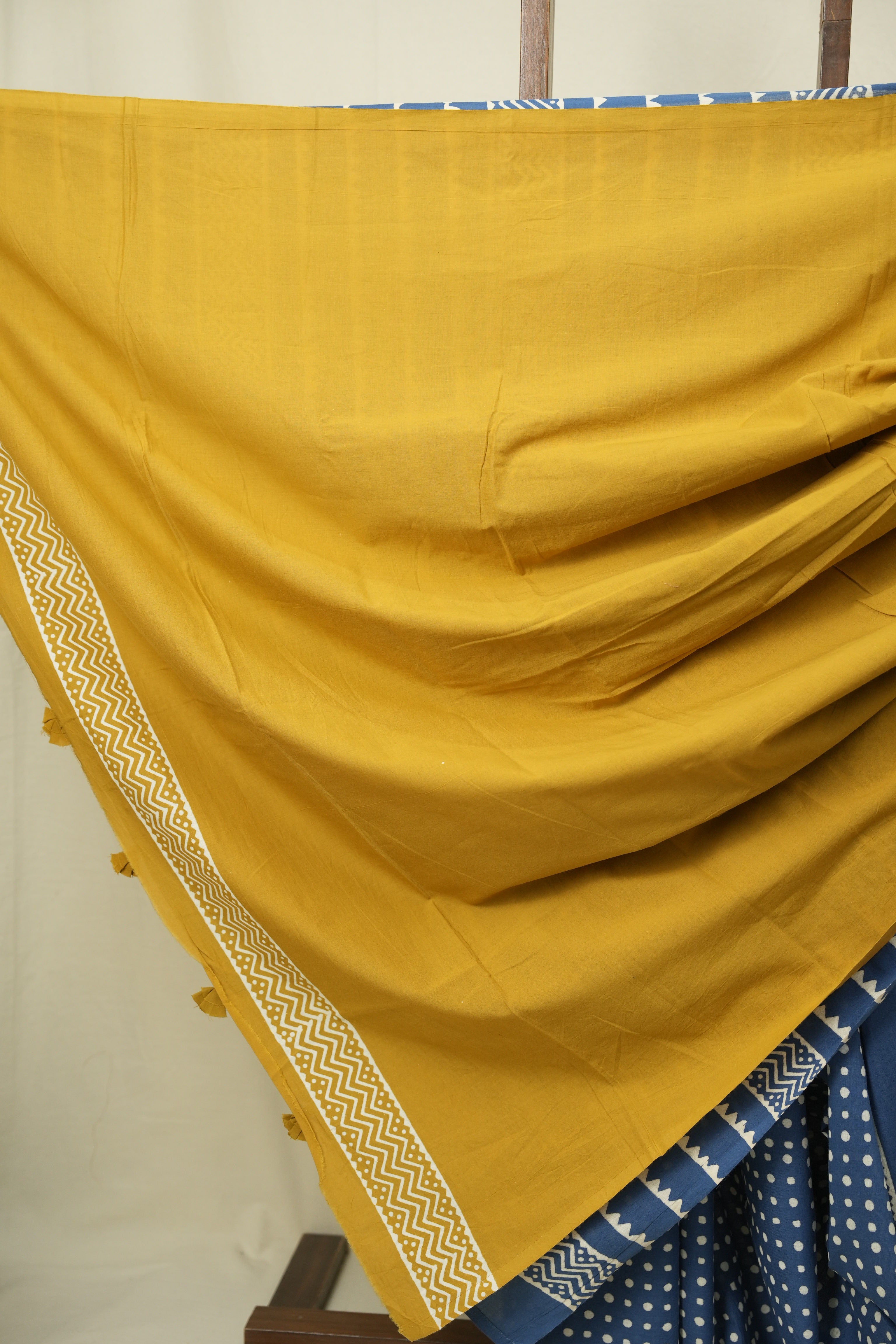 Blue HBP Cotton Saree - SRBCS3569