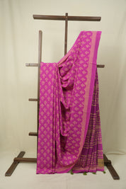 Pink HBP Cotton Saree - SRPCS3568