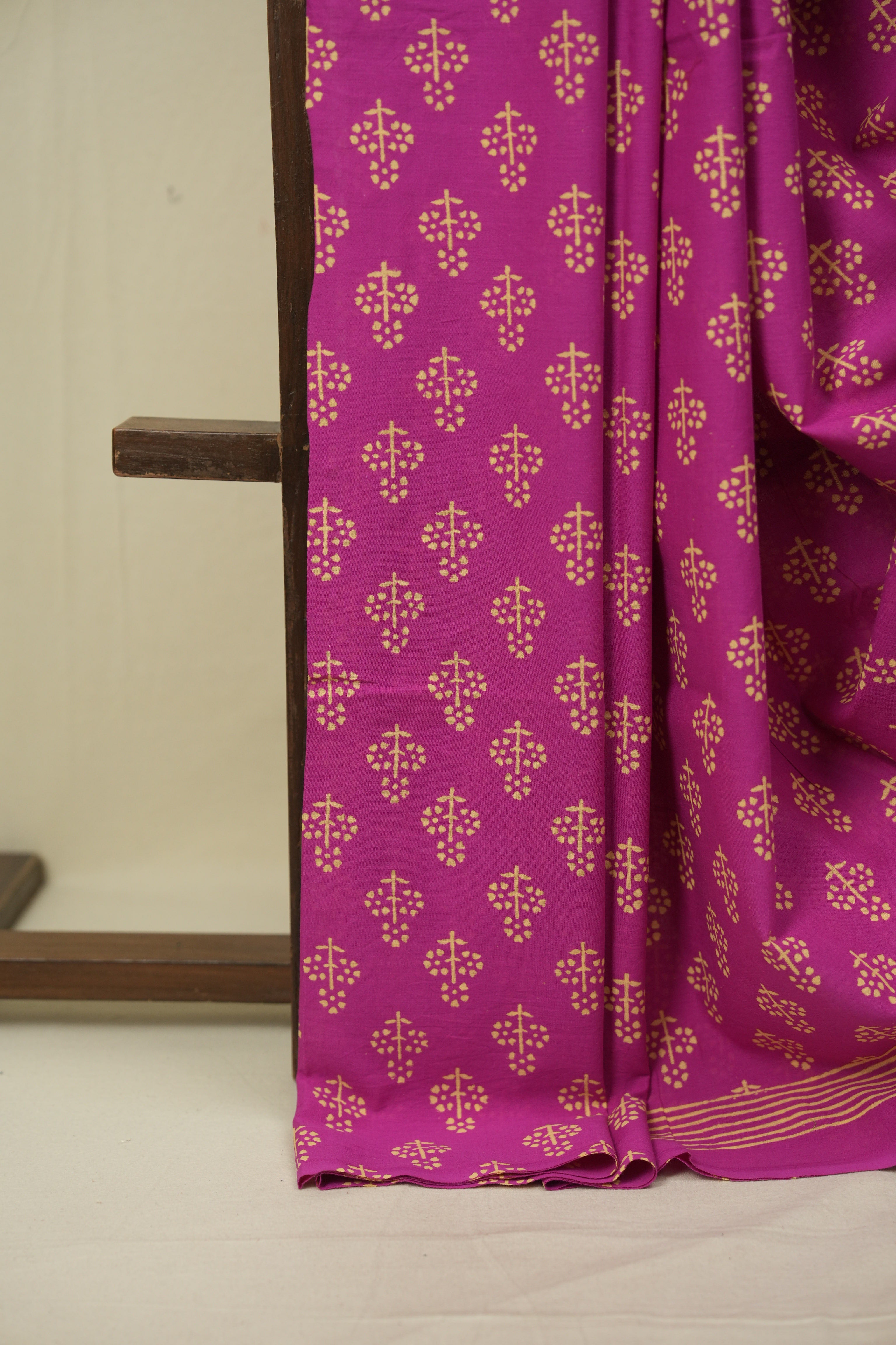 Pink HBP Cotton Saree - SRPCS3568