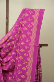 Pink HBP Cotton Saree - SRPCS3568