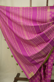 Pink HBP Cotton Saree - SRPCS3568