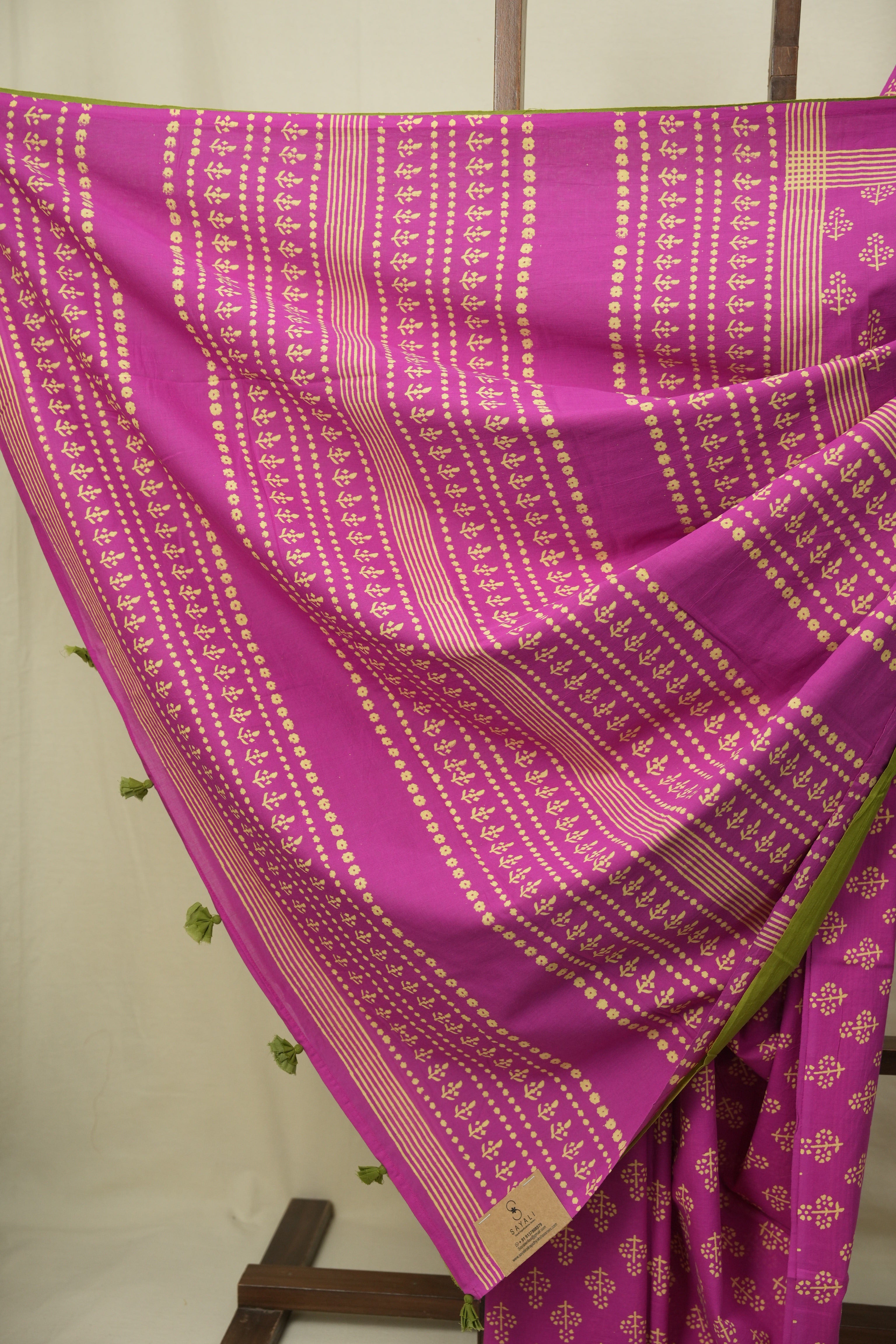 Pink HBP Cotton Saree - SRPCS3568
