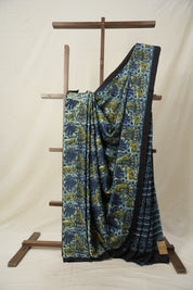 Blue HBP Modal Silk Saree - SRBMSS460
