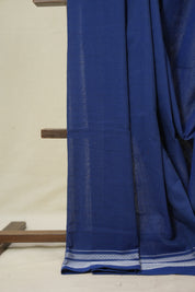 Navy Blue Pink Cotton Ilkal Saree - SRNBCIS889