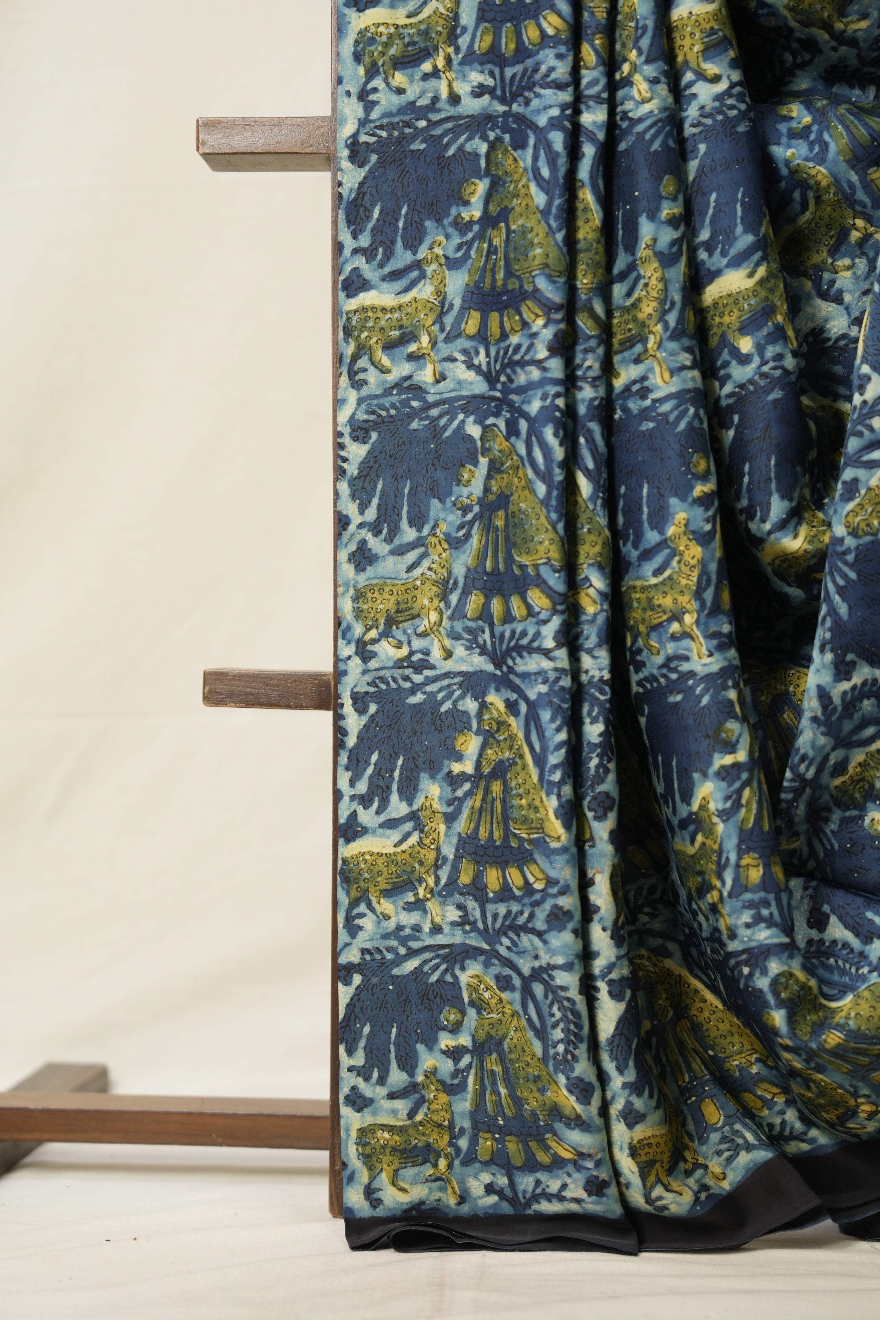Blue HBP Modal Silk Saree - SRBMSS460