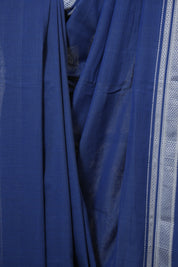Navy Blue Pink Cotton Ilkal Saree - SRNBCIS889