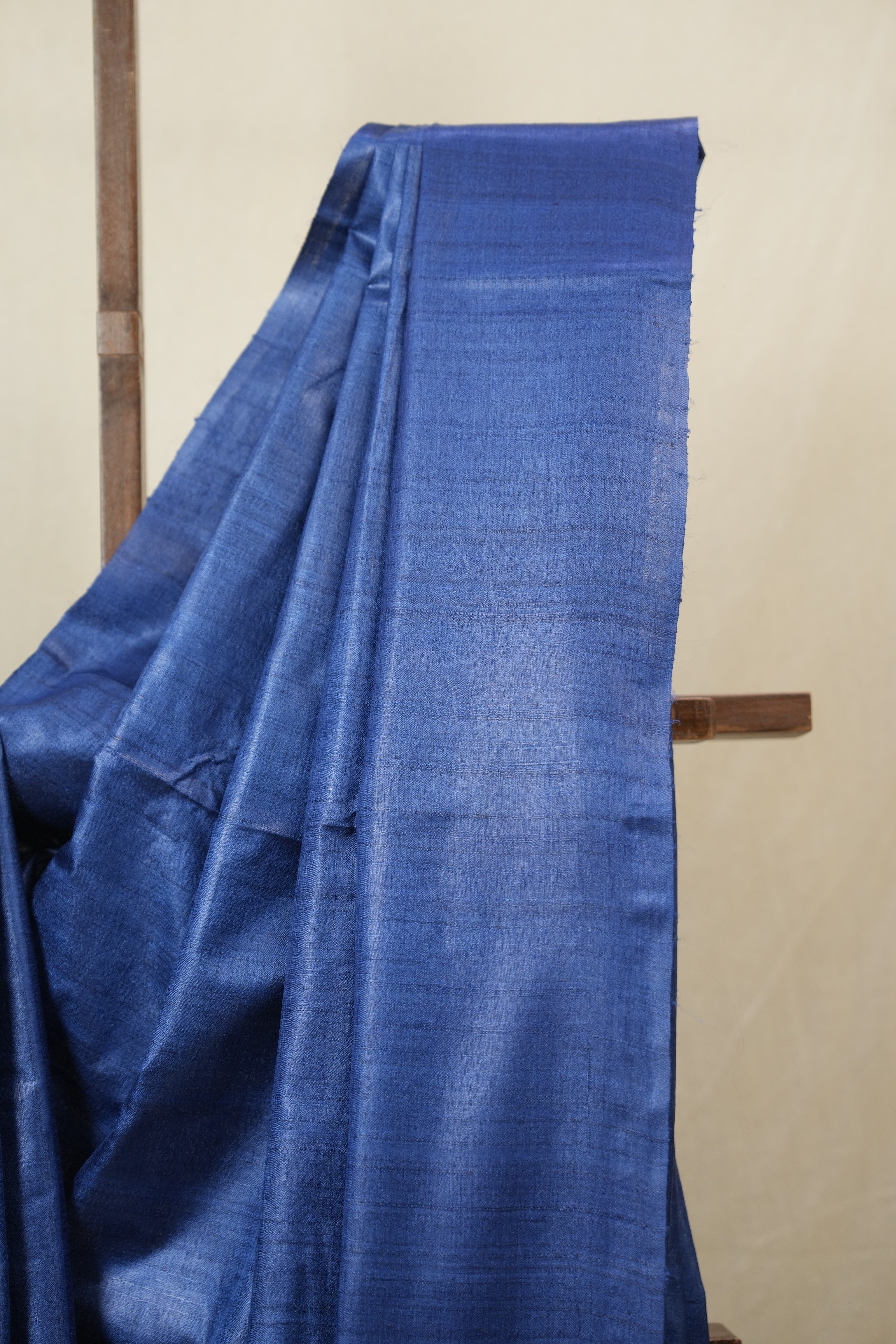 Blue Tussar Silk Saree - SRBTSS1836