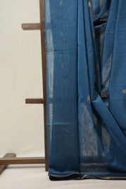Peacock Blue Maheshwari Saree - SRPBMS959