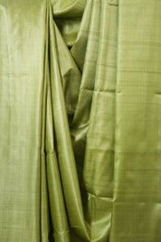 Green Tussar Silk Saree - SRGTSS1839