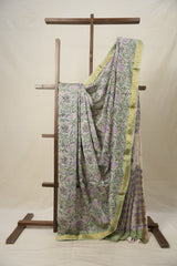 Light Green HBP Cotton Silk Saree With Maheshwari Border - SRLGCSS1310