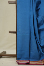 Blue Cotton Ilkal Saree - SRBCIS887
