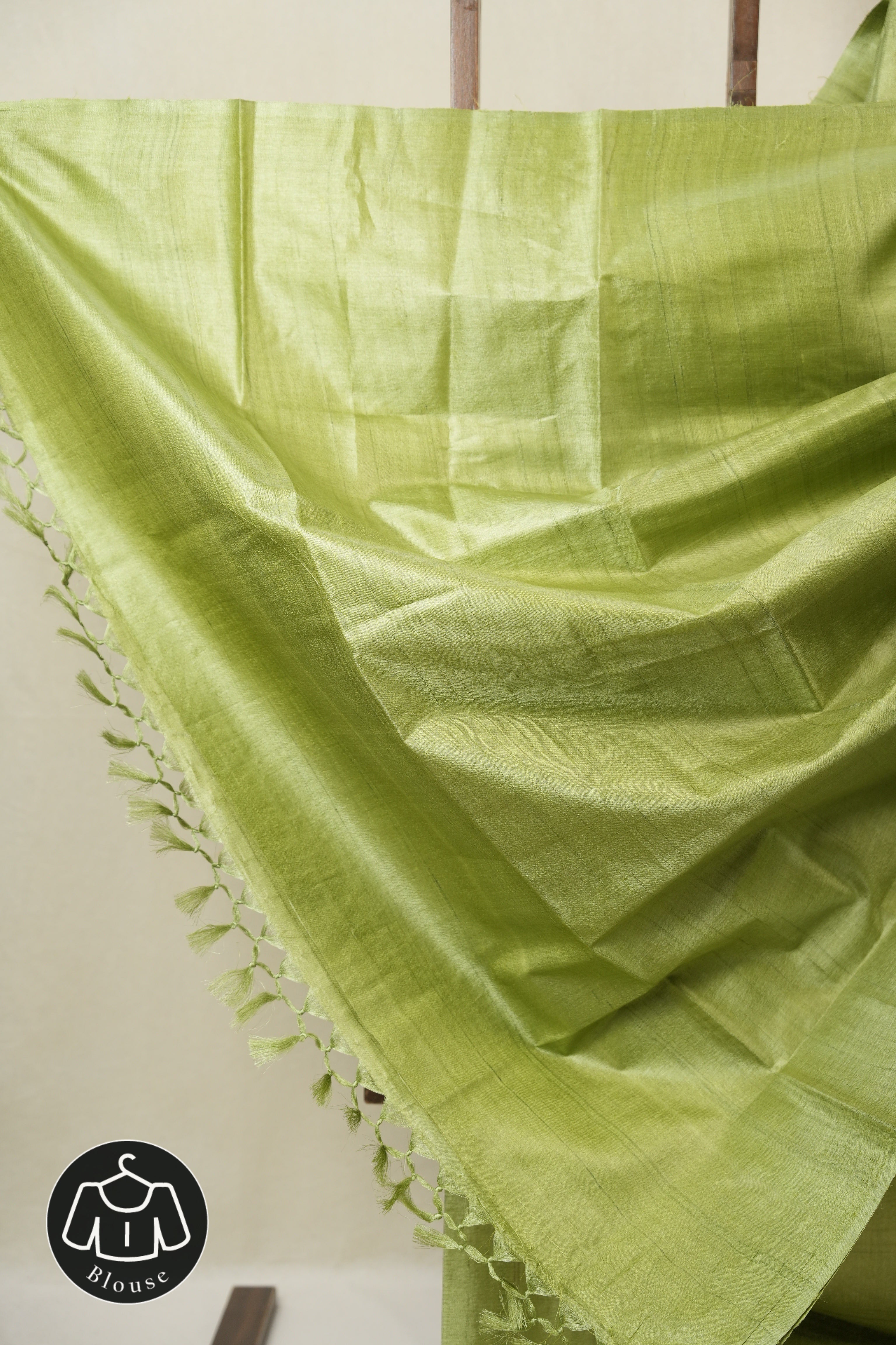 Green Tussar Silk Saree - SRGTSS1839