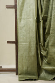 Green Tussar Silk Saree - SRGTSS1837