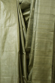 Green Tussar Silk Saree - SRGTSS1837
