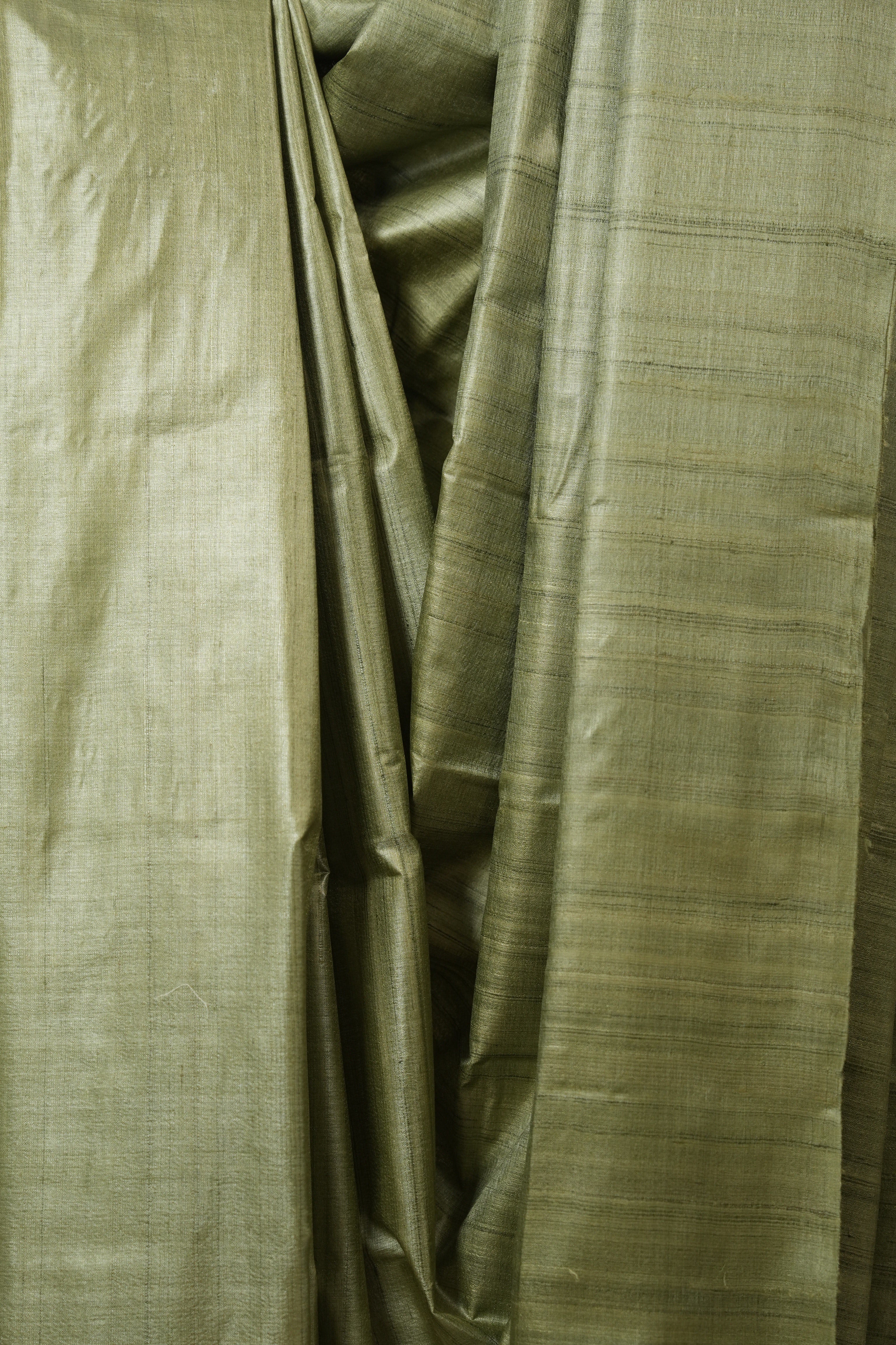 Green Tussar Silk Saree - SRGTSS1837
