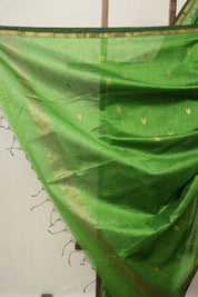 Green Maheshwari Saree - SRGMS953