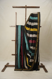 Multicolour HBP Cotton Silk Saree With Maheshwari Border - SRMCSS1315