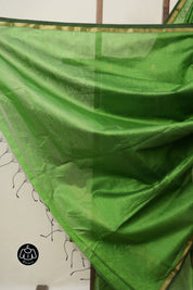 Green Maheshwari Saree - SRGMS953