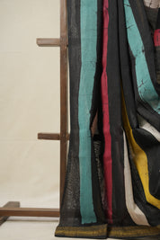 Multicolour HBP Cotton Silk Saree With Maheshwari Border - SRMCSS1315