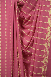 Mauve HBP Cotton Saree - SRMCS3536