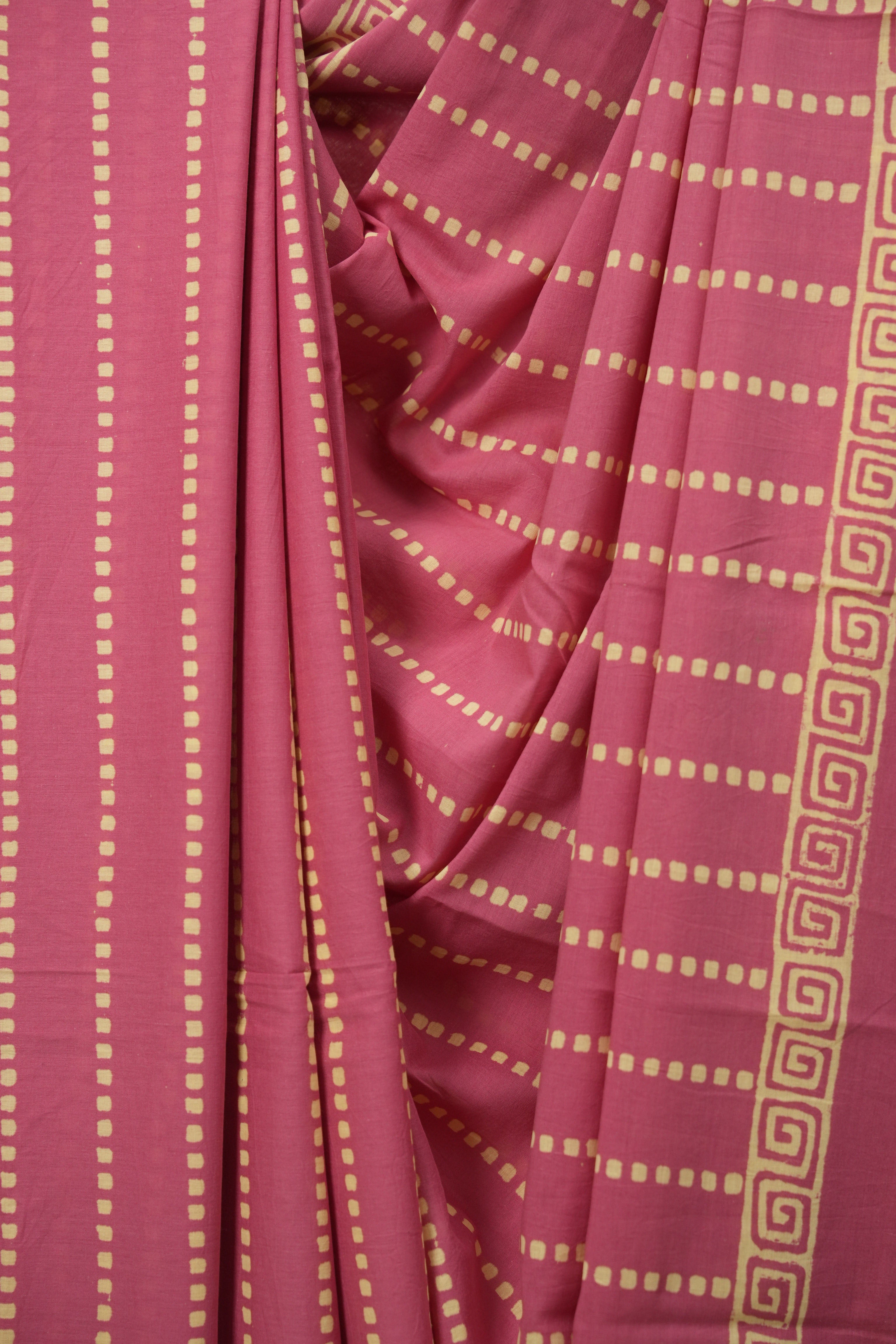 Mauve HBP Cotton Saree - SRMCS3536